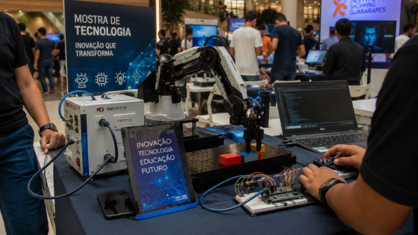 Shopping Guararapes como vitrine de inovação e o impacto de uma mostra de tecnologia feita por jovens estudantes